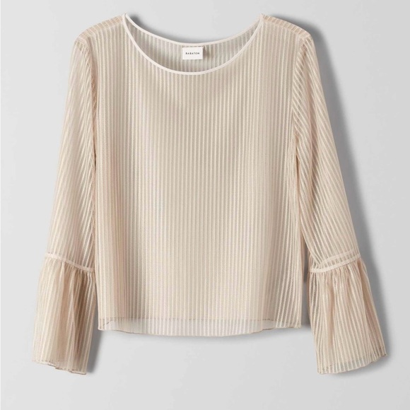 Aritzia Babaton Humbert blouse pink - Picture 5 of 7